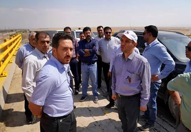 بازدید مدیرعامل شرکت توسعه فنی و مهندسی گهرزمین از پروژه راه‌آهن سیرجان–بردسیر–کرمان